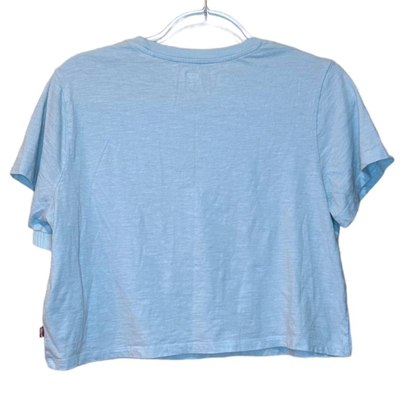 Levi’s Cropped Death Valley Graphic Tee size large sky blue - Picture 4 of 7